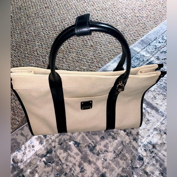 Brand New Henri Bendel Canvas/Leather Tote (NWOT) - Picture 10 of 12